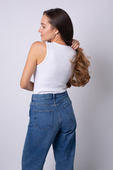TOP IVY RIB BÍLÝ