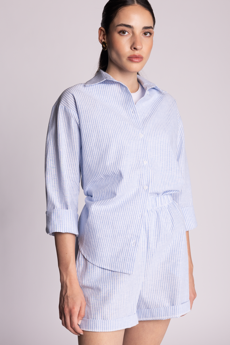 KOŠILE ROSE STRIPE MODRÁ