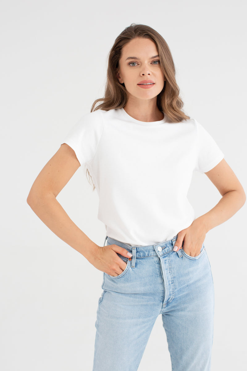 the basic t-shirt white